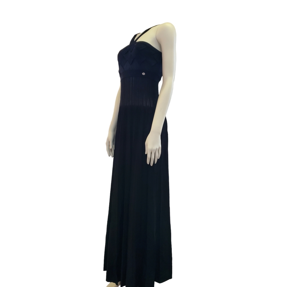 Chanel Black Knit Maxi Dress